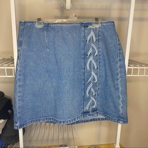 pacsun denim skirt